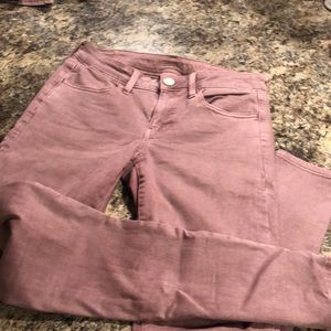 Mauve jeans